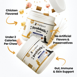 Masticables probióticos para gatos