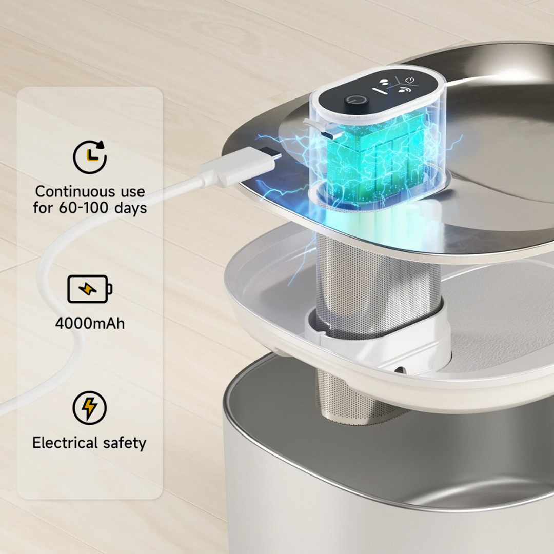 Like New The KittySpout - Wireless Fountain (Vet testimonials) - 1 Month: Wireless KittySpout + 2 filter sets