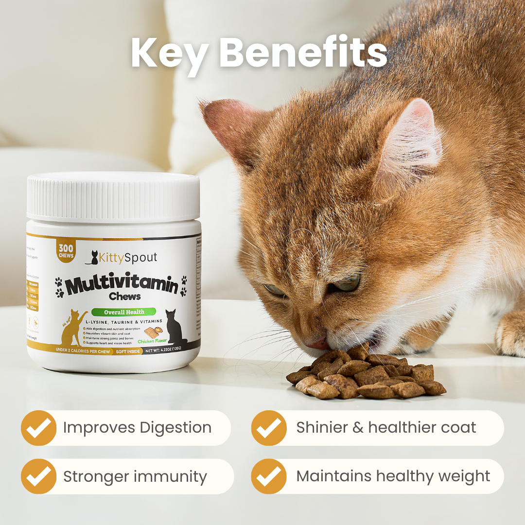 KittySpout Multivitamin Chews - 30 Day Supply