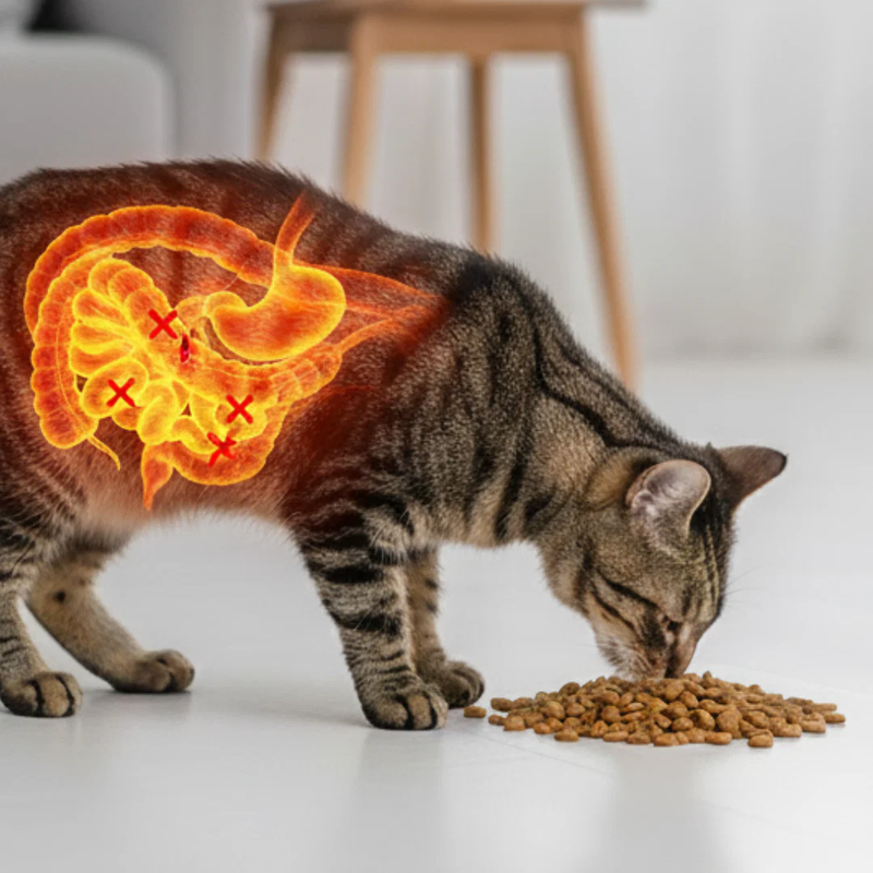 Por qué los gatos de interior necesitan apoyo probiótico