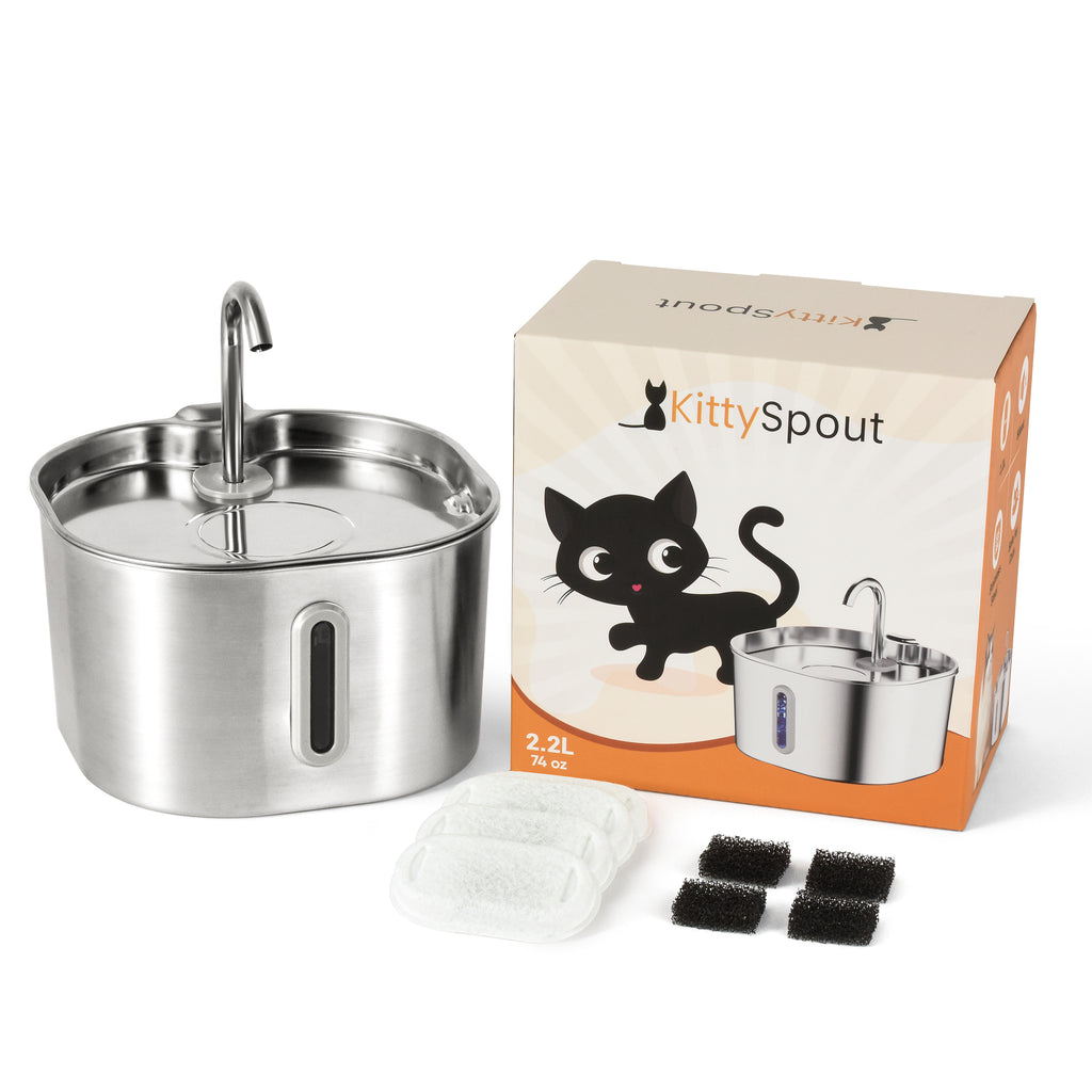 The KittySpout™ - 2.2L Fountain — <br>2–month Kit