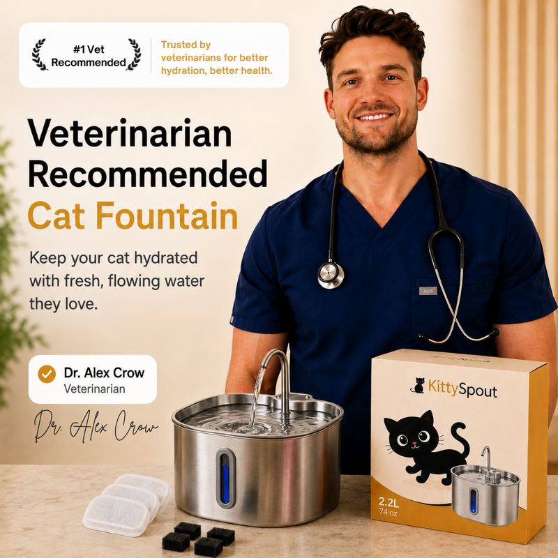 The KittySpout™ - 2.2L Fountain 2–month Kit