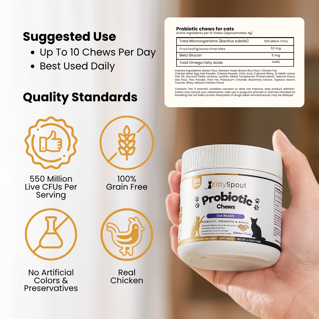 KittySpout Probiotic Chews