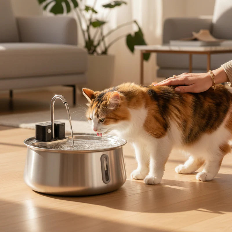 La fuente KittySpout™ de 135oz